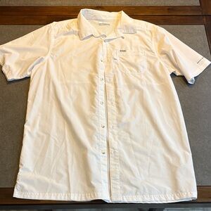 Men's White Short Sleeve Shirt
